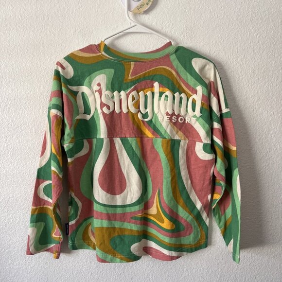 Disney Disneyland Kids Size XL 14 Spirit Jersey Retro Swirl Psychedelic Shirt - Picture 10 of 10